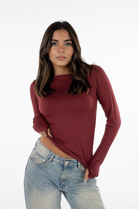 Thumb Long Sleeve Top