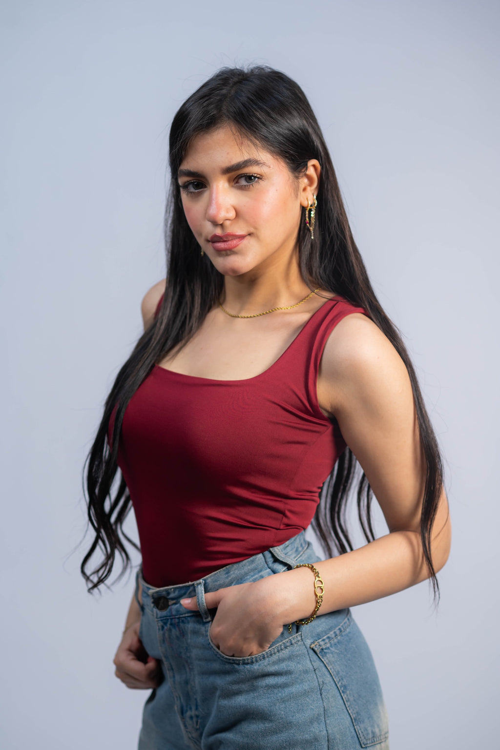 Tank Top Cut Sleeve