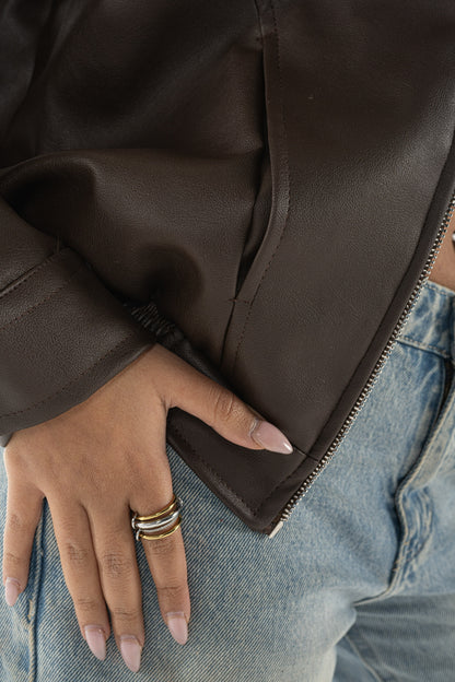 Brown Leather Jacket