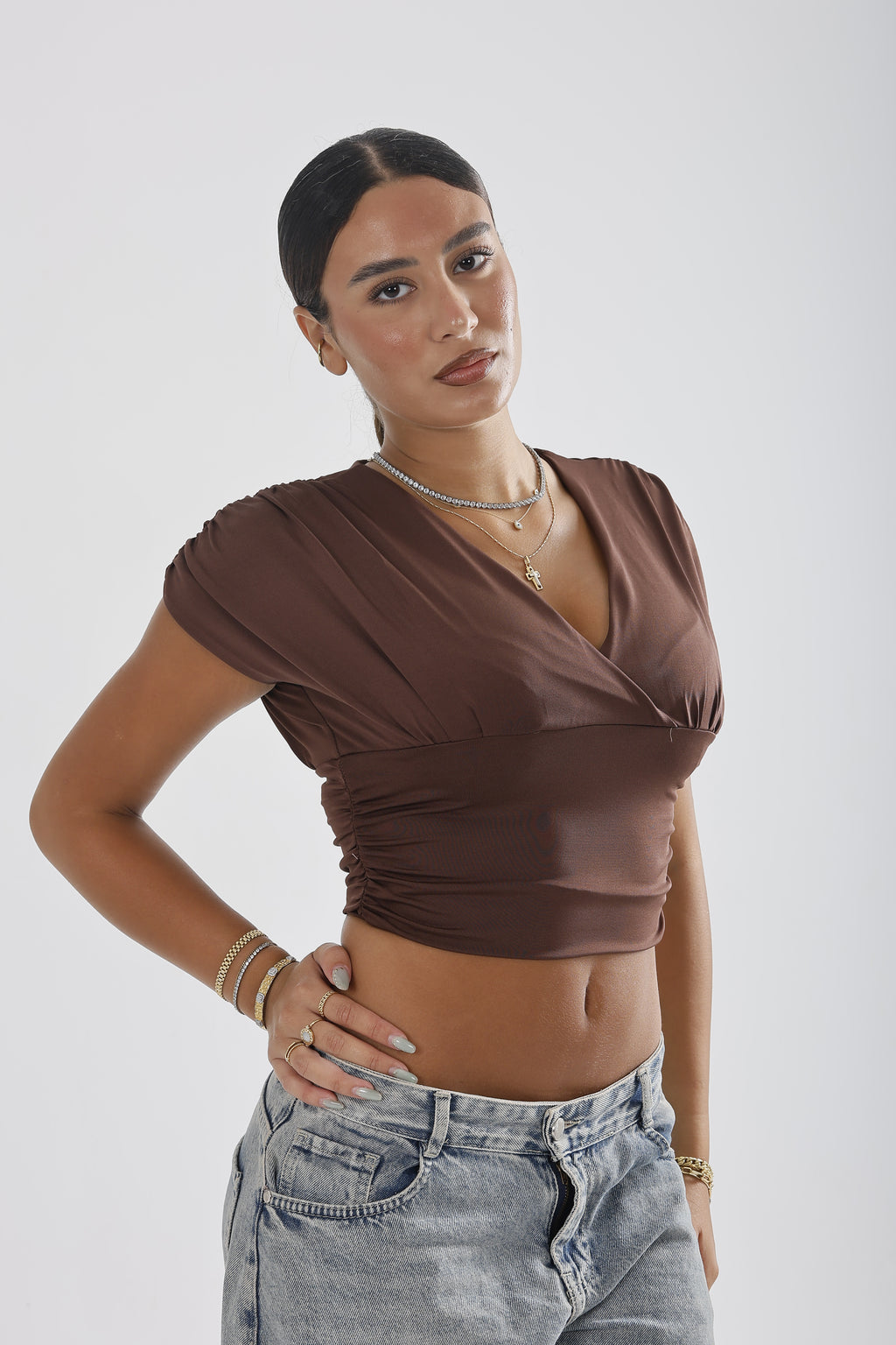 V Criss Cross Top